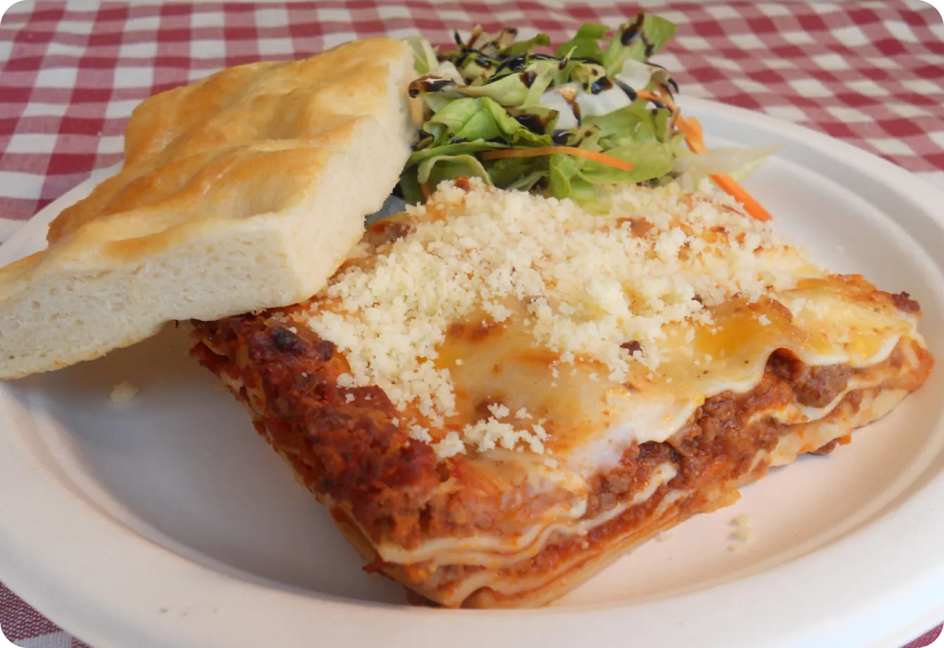 Lasagna Italianaのラザニアの写真