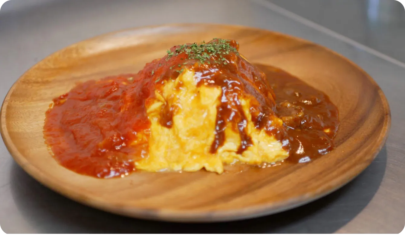 Baranのオムライスの写真